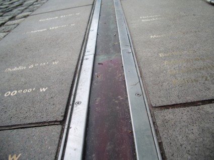 The Greenwich Meridian or Prime Meridian