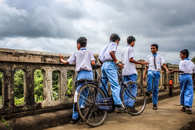 School Children in India