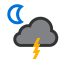 Tormentas eléctricas en las cercanías