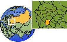 Tambov, Tambow, Russland Zeitzone Lageplan Grenzen