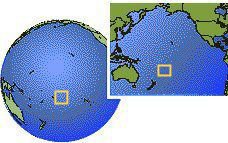 Fakaofo, Tokelau Zeitzone Lageplan Grenzen