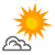 Mostly sunny. Cool.